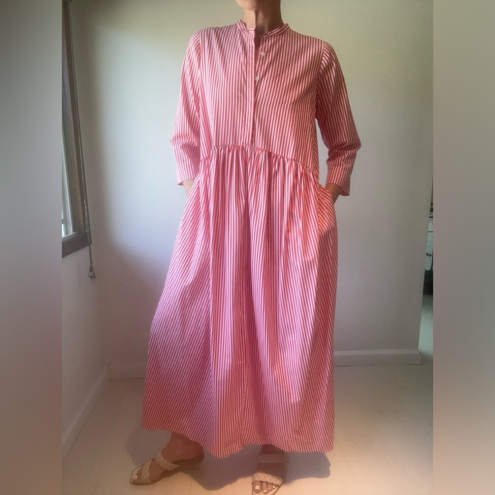 BOTEGGA EGNAZIA | STRIPED LINEN DRESS